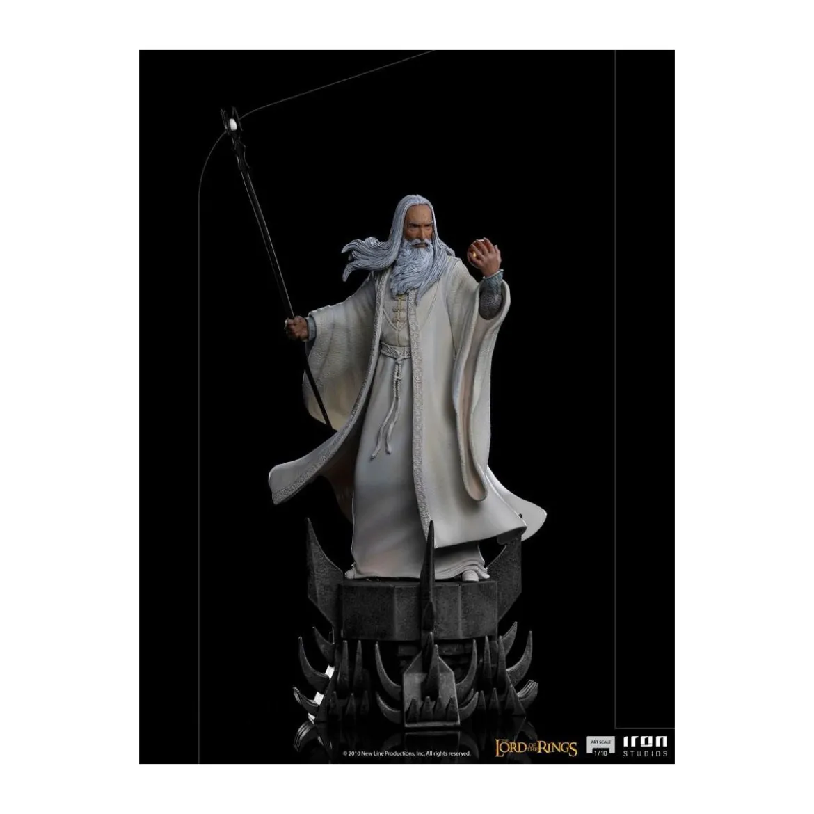 Iron Studios - Saruman - Saroumane - Le Seigneur des Anneaux - LOTR statue BDS Art Scale 1/10