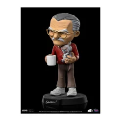 Iron Studios - Stan Lee figurine with Grumpy cat - Mini Co.