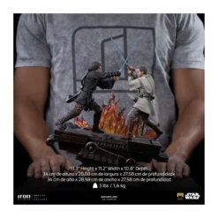 Iron Studios Star Wars - Anakin vs Obi-wan Deluxe Art Scale 1/10 - Episode 3