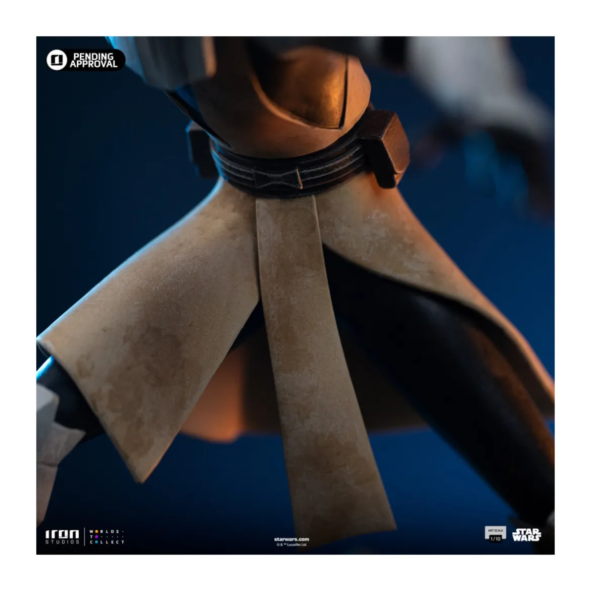 Iron Studios Star Wars Clone Wars - Obi-Wan Kenobi Art Scale 1/10