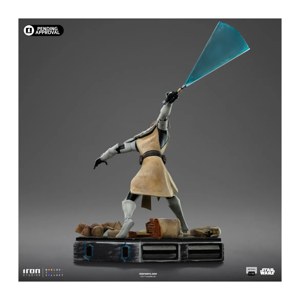 Iron Studios Star Wars Clone Wars - Obi-Wan Kenobi Art Scale 1/10