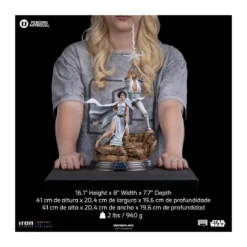 Iron Studios Star Wars - Luke & Leia Movie Poster - Deluxe Art Scale 1/10
