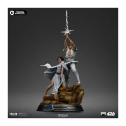 Iron Studios Star Wars - Luke & Leia Movie Poster - Deluxe Art Scale 1/10