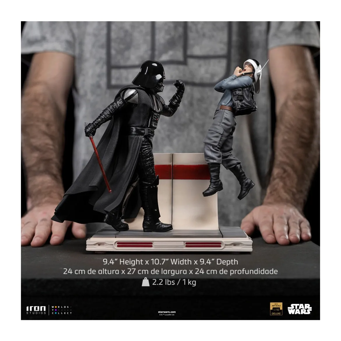 IRON STUDIOS - Star Wars: Rogue One - Darth Vader Deluxe 1:10 Deluxe Art Scale - Star Wars