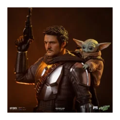 Iron Studios Star Wars - The Mandalorian and Grogu Art Scale 1/10 - The Mandalorian and Grogu Movie