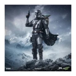 Iron Studios Star Wars - The Mandalorian and Grogu Art Scale 1/10 - The Mandalorian and Grogu Movie
