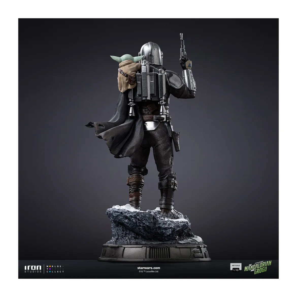 Iron Studios Star Wars - The Mandalorian and Grogu Art Scale 1/10 - The Mandalorian and Grogu Movie