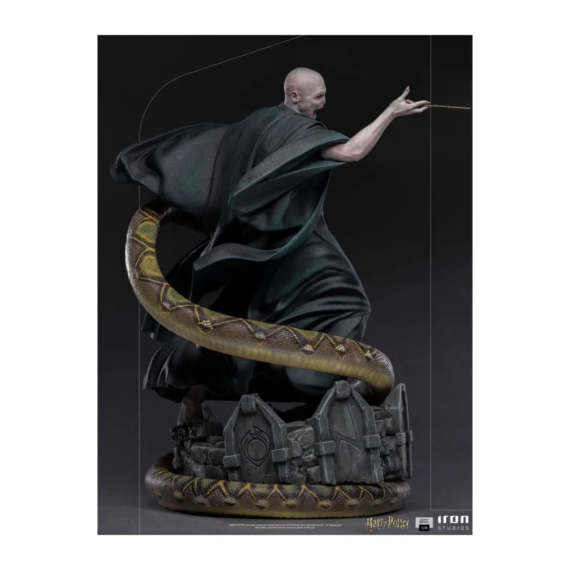 Iron Studios - Statue Legacy Replica 1/4 Voldemort & Nagini - Harry Potter - Occasion