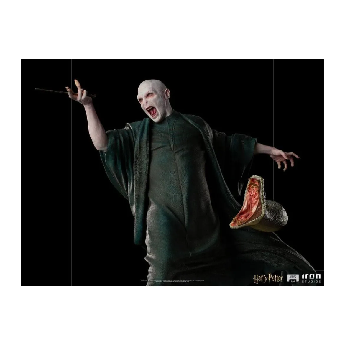 Iron Studios - Statue Legacy Replica 1/4 Voldemort & Nagini - Harry Potter - Occasion