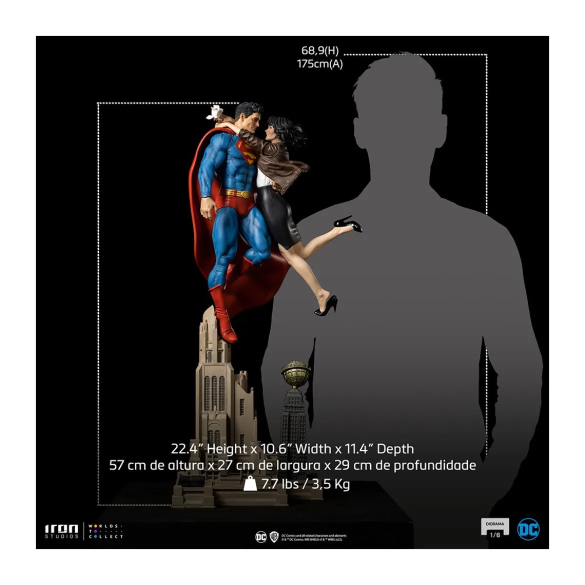 Iron Studios - Superman and Lois Lane Diorama 1/6