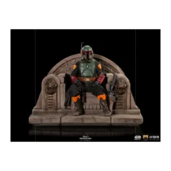 IRON STUDIOS - The Mandalorian - Deluxe Art Scale Boba Fett on Throne 1/10 - The Mandalorian