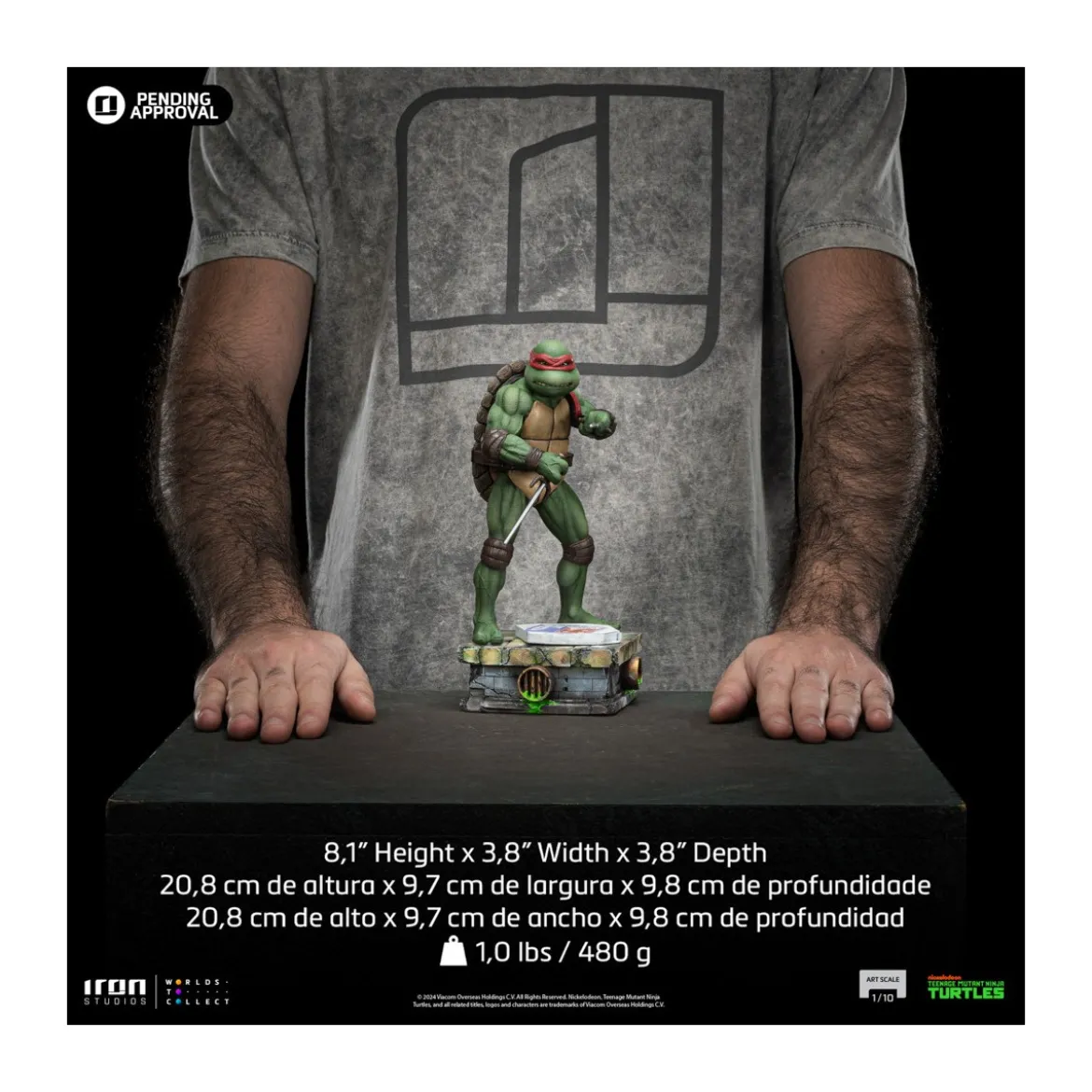 Iron Studios - TMNT Movie - RAPHAEL BDS Art Scale 1/10 - Teenage Mutant Ninja Turtles