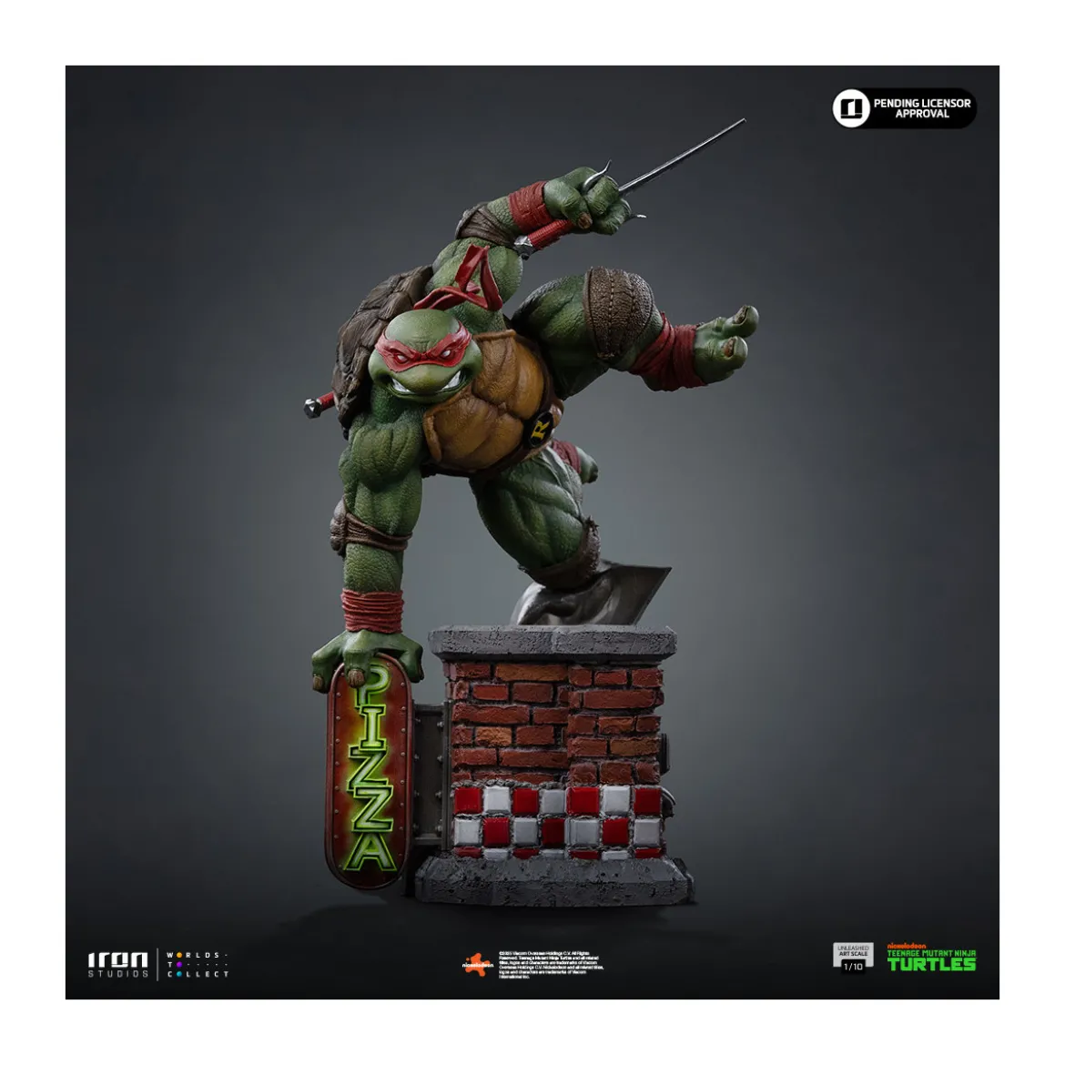 Iron Studios - TMNT - Raphael Unleashed Art Scale 1/10 - Teenage Mutant Ninja Turtles