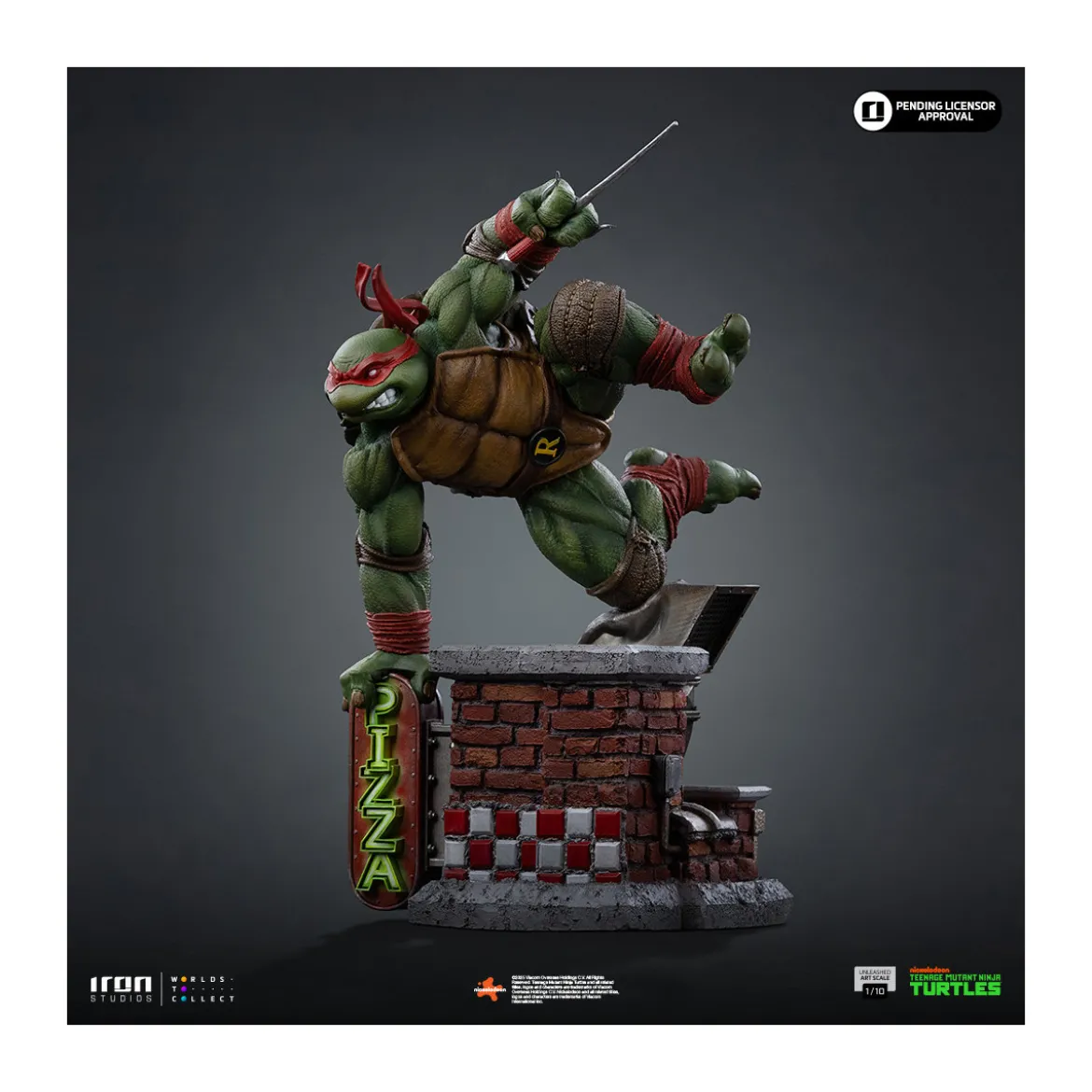 Iron Studios - TMNT - Raphael Unleashed Art Scale 1/10 - Teenage Mutant Ninja Turtles