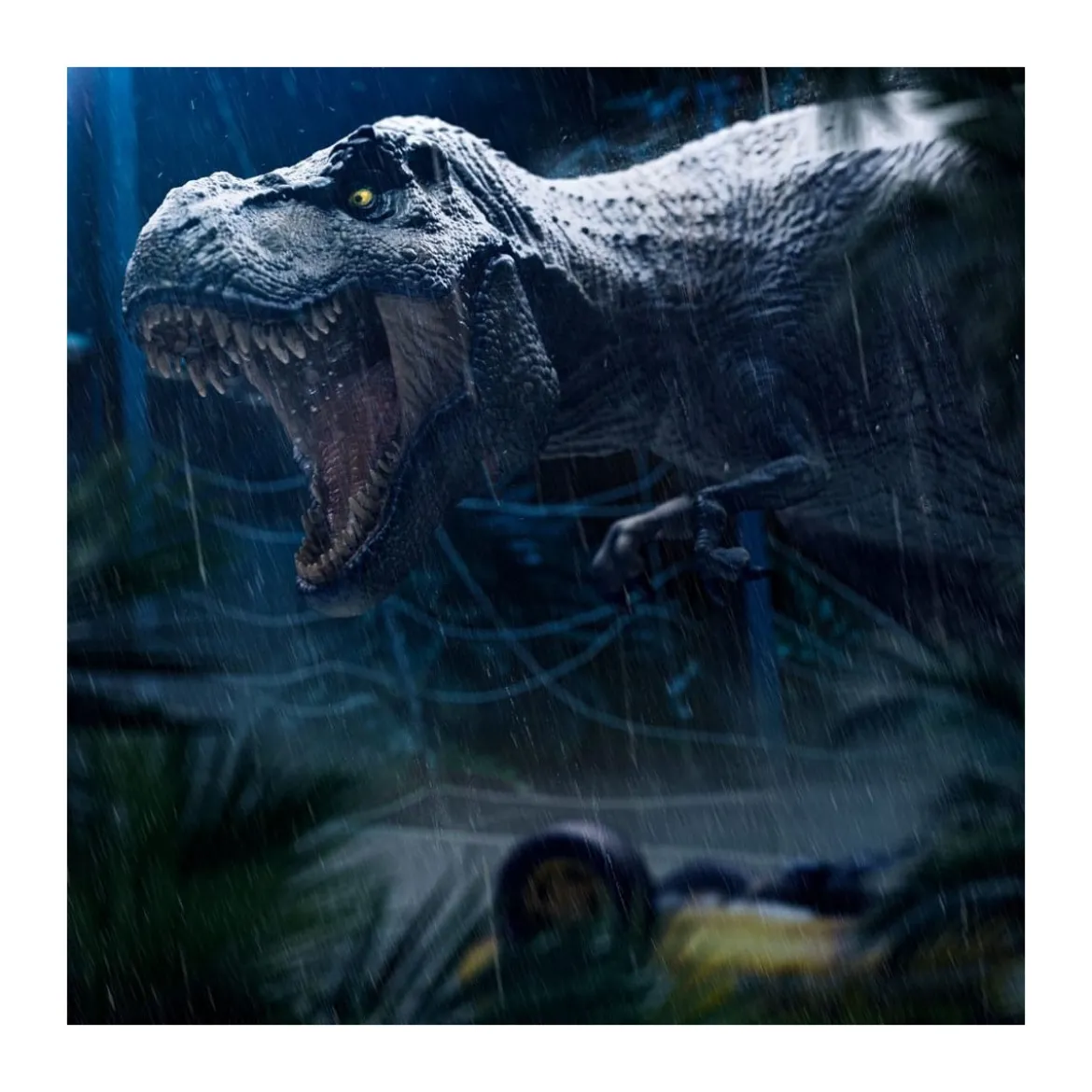 Iron Studios - T-Rex Attack - Jurassic Park Icons