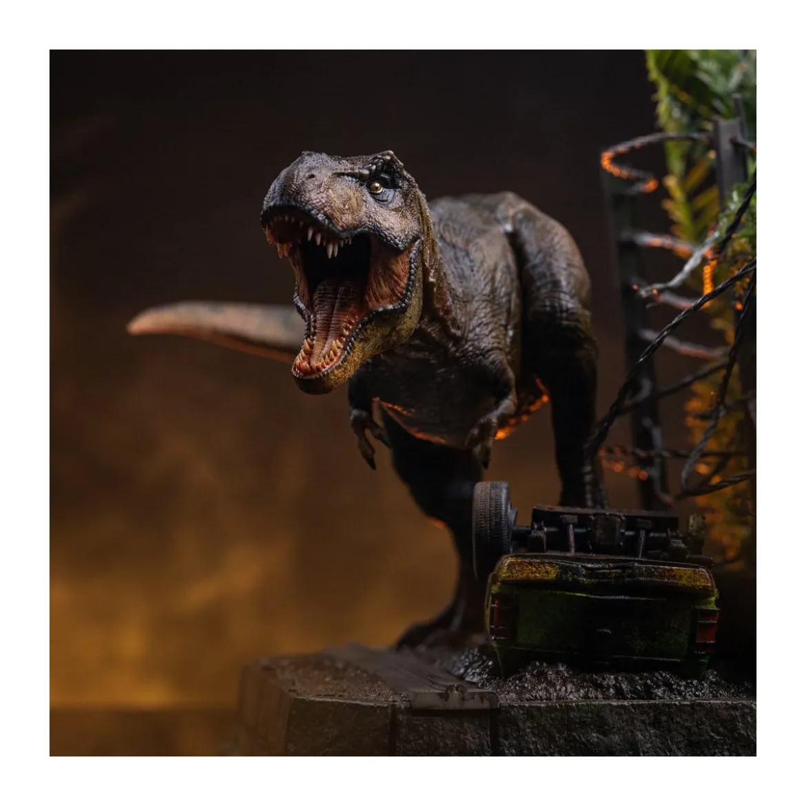 Iron Studios - T-Rex Breakout Set A - Jurassic Park Icons