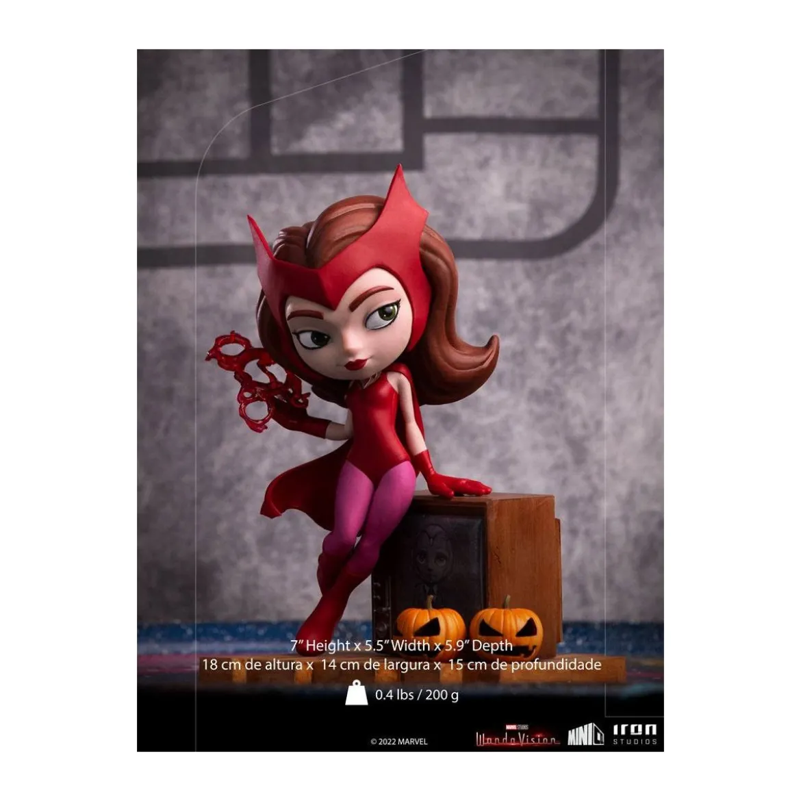 Iron Studios - Wanda Halloween Version - WandaVision Mini Co.Heroes PVC