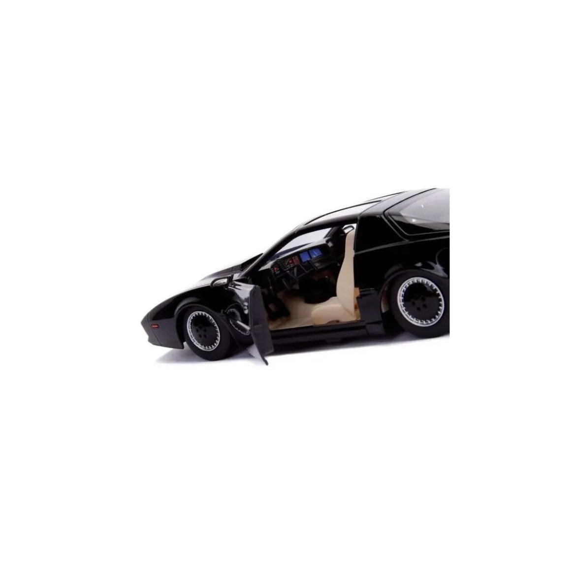 Jada Toys - 1982 Pontiac Firebird - KITT - Knight Rider - K2000 - Version leds rouges calandre - 1/24
