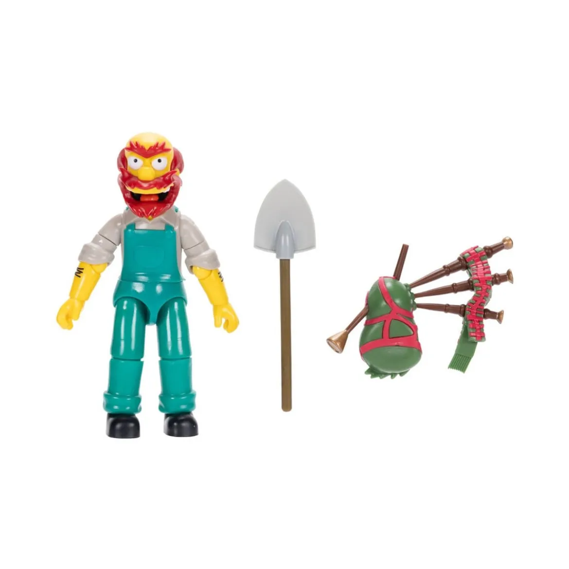 Jakks Pacific - The Simpsons - Wave 1 Homer, Bart, Willie, Otto.