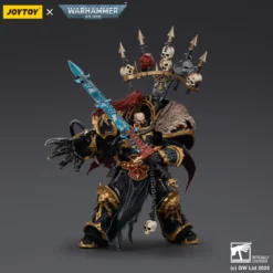 JoyToy Chaos Space Marines - Black Legion - Abaddon the Despoiler with Drach'nyen and the Talon of Horus - 1/18 - Warhammer 40K