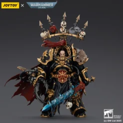 JoyToy Chaos Space Marines - Black Legion - Abaddon the Despoiler with Drach'nyen and the Talon of Horus - 1/18 - Warhammer 40K