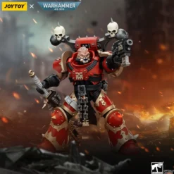 JoyToy Chaos Space Marines - World Eaters Khorne Berzerker with Eviscerator Chainsword 1/18 - Warhammer 40K