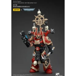 JoyToy Chaos Space Marines - World Eaters Khorne Berzerker with Berzerker lcon 1/18 - Warhammer 40K