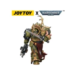 Joytoy - Death Guard - Blightlord Terminator 3 with Combi-bolter and Bubotic Blade 1/18 - Warhammer 40k