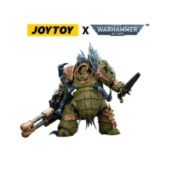 Joytoy - Death Guard - Blightlord Terminator 1 with Reaper Autocannon and Bubotic Blades 1/18 - Warhammer 40k