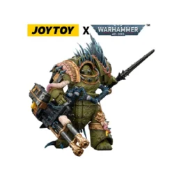 Joytoy - Death Guard - Blightlord Terminator 1 with Reaper Autocannon and Bubotic Blades 1/18 - Warhammer 40k