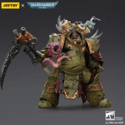 Joytoy - Death Guard - Deathshroud Terminator 2 with Manreaper and Plaguespurter Gauntlets 1/18 - Warhammer 40k
