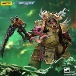 Joytoy - Death Guard - Deathshroud Terminator 2 with Manreaper and Plaguespurter Gauntlets 1/18 - Warhammer 40k