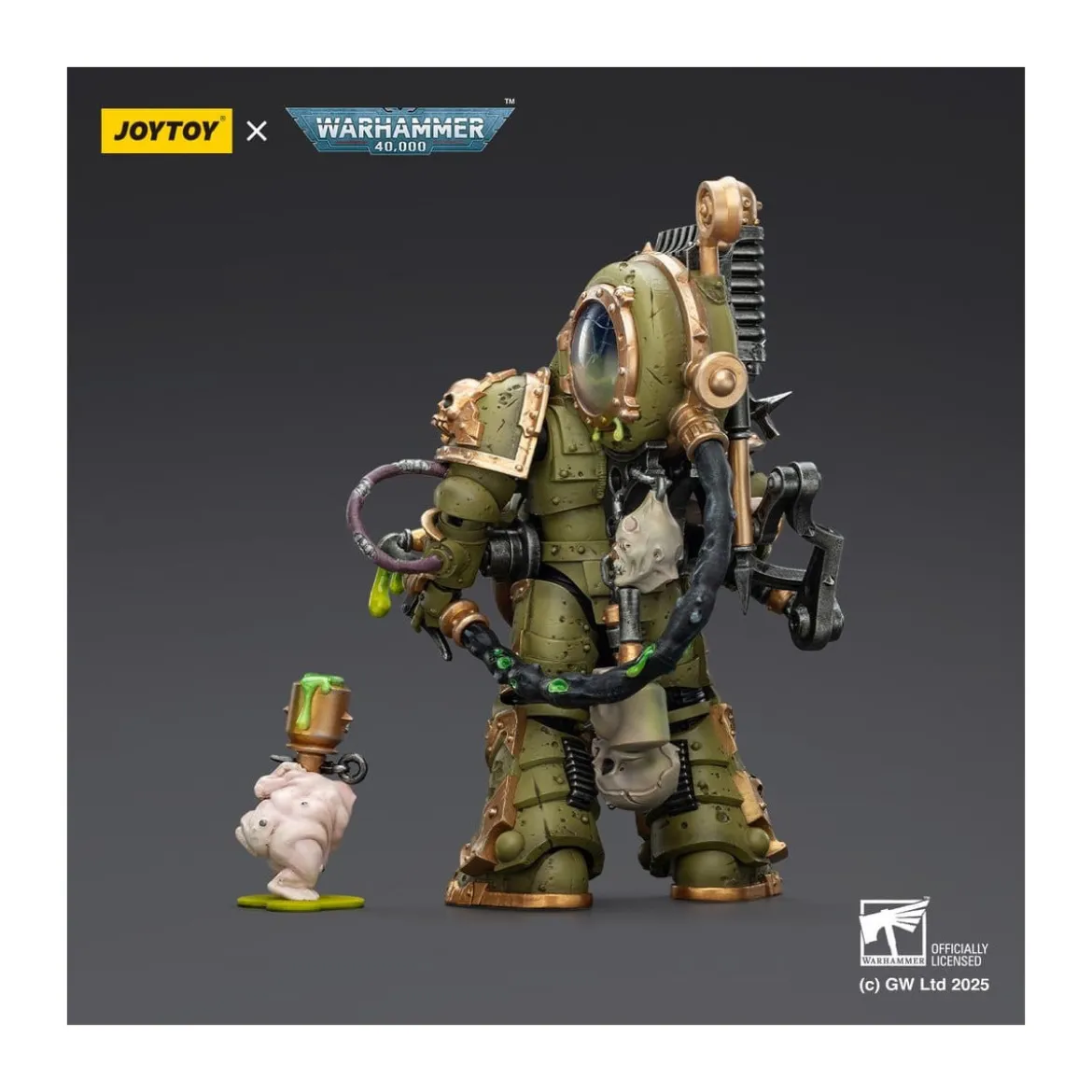 Joytoy - Death Guard - Foul Blight spawn with Plague Sprayer 1/18 - Warhammer 40k