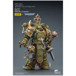 Joytoy - Death Guard - Plague Marine with Bubotic axe and Plague Knife 1/18 - Warhammer 40k