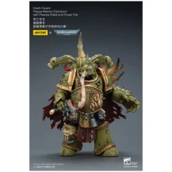 Joytoy - Death Guard - Plague Marine Champion with Plasma Pistol and Power Fist 1/18 - Warhammer 40k