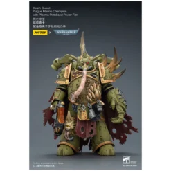 Joytoy - Death Guard - Plague Marine Champion with Plasma Pistol and Power Fist 1/18 - Warhammer 40k