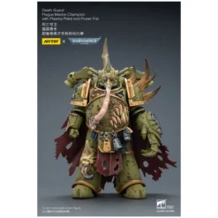 Joytoy - Death Guard - Plague Marine Champion with Plasma Pistol and Power Fist 1/18 - Warhammer 40k