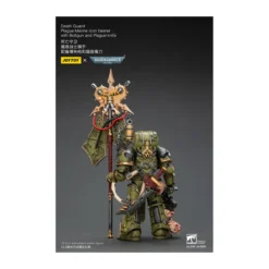 Joytoy - Death Guard - Plague Marine Icon bearer with Boltgun and Plague knife 1/18 - Warhammer 40k