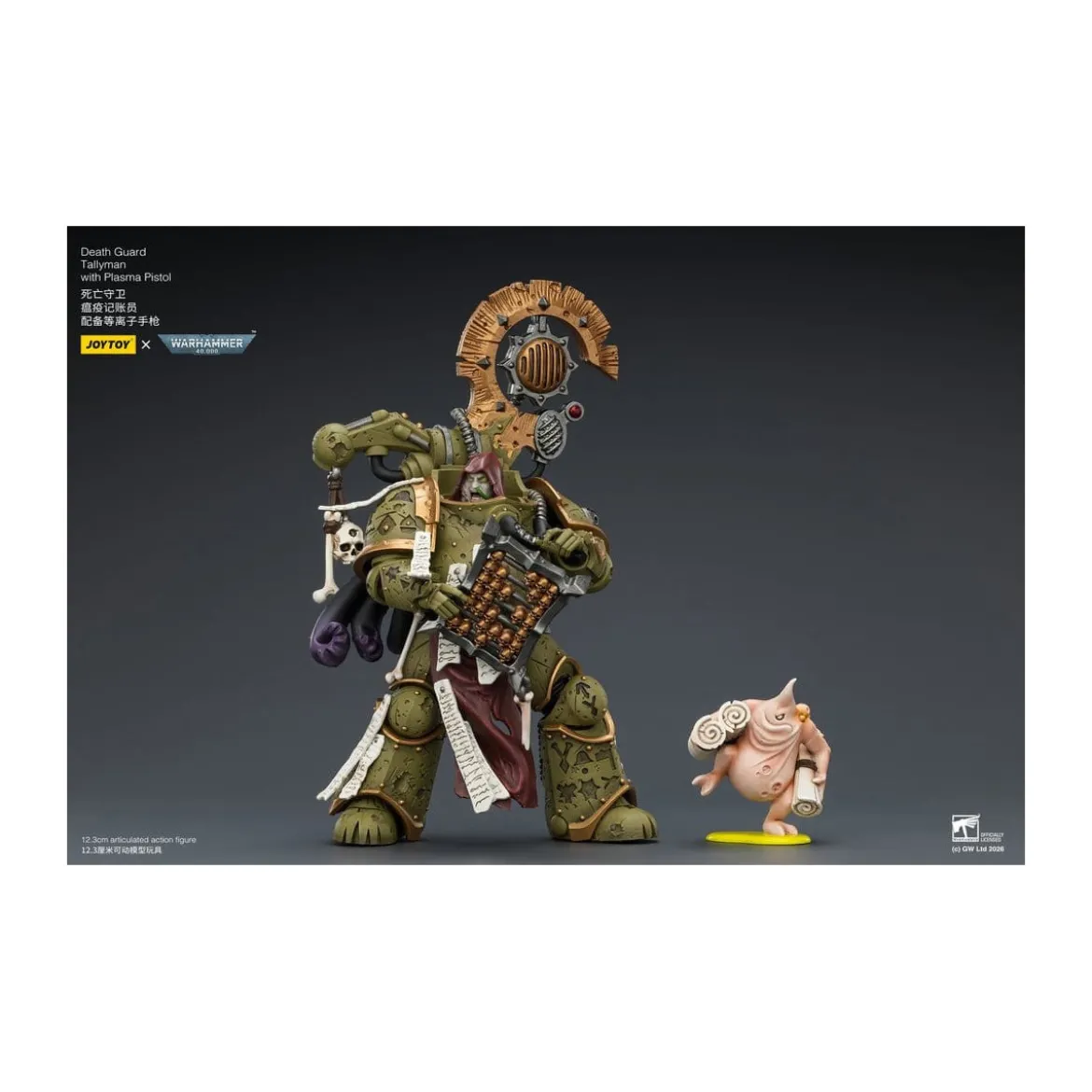 Joytoy - Death Guard - Tallyman with Plasma Pistol 1/18 - Warhammer 40k