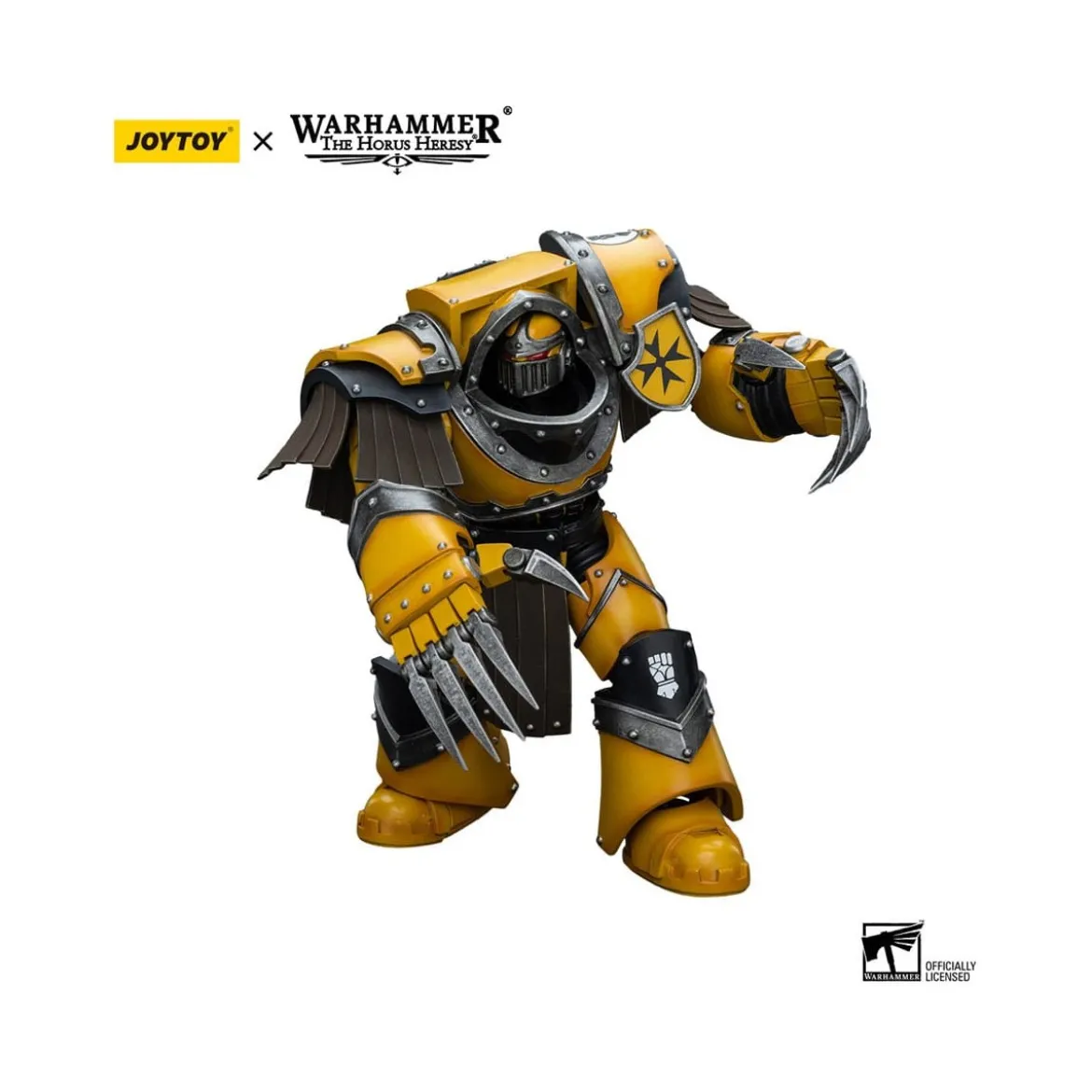 JoyToy Imperial Fists - Legion Cataphractii Terminator Squad - Legion Cataphractii with Lightning Claws 1/18