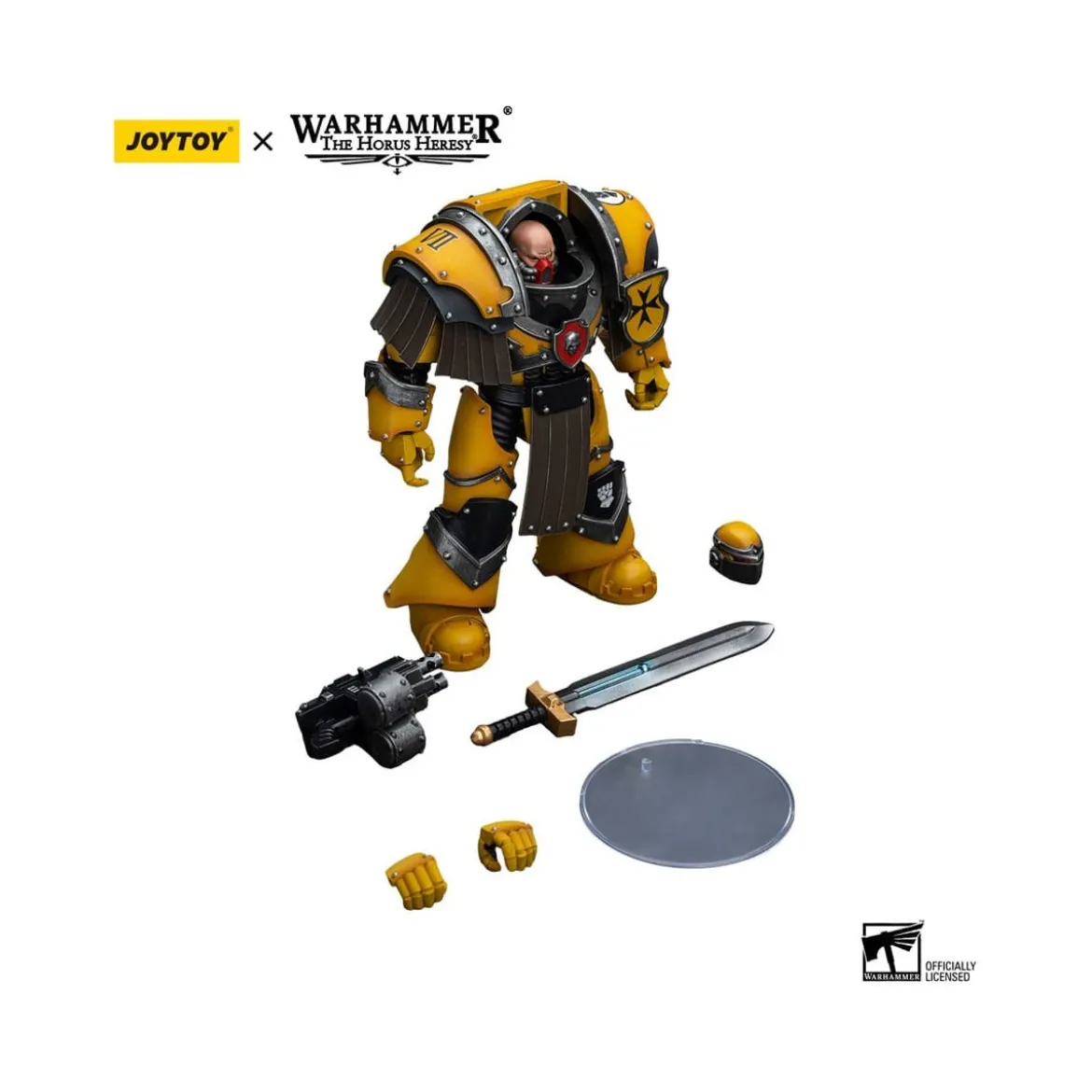 JoyToy Imperial Fists - Legion Cataphractii Terminator Squad - Legion Cataphractii with Power Sword 1/18
