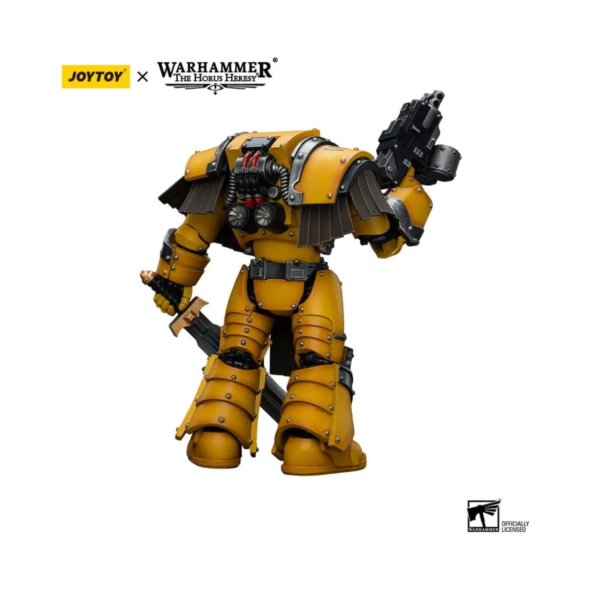 JoyToy Imperial Fists - Legion Cataphractii Terminator Squad - Legion Cataphractii with Power Sword 1/18