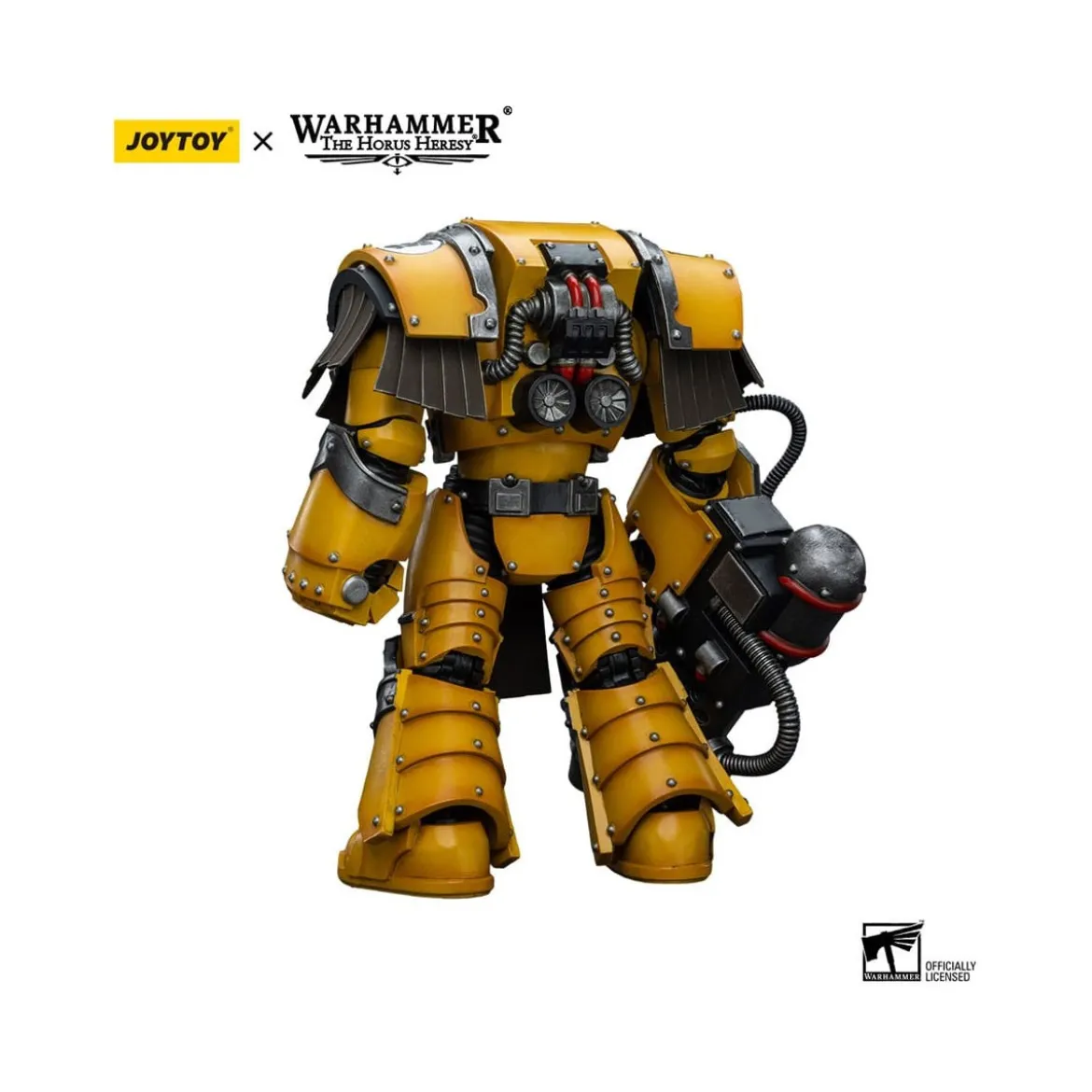 JoyToy Imperial Fists - Legion Cataphractii Terminator Squad - Legion Cataphractii with Heavy Flamer 1/18