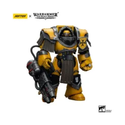 JoyToy Imperial Fists - Legion Cataphractii Terminator Squad - Legion Cataphractii with Heavy Flamer 1/18
