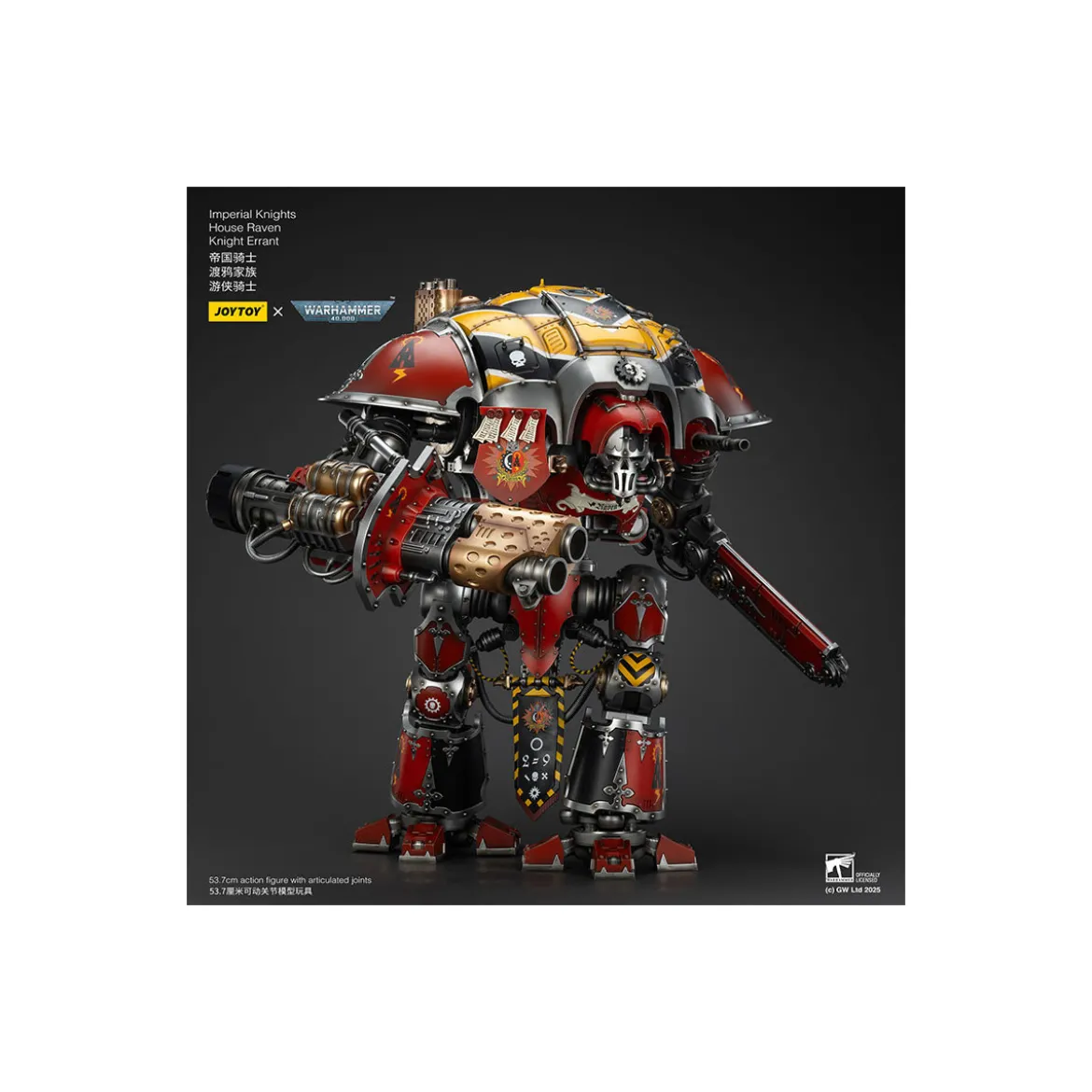 Joytoy - Imperial Knights - House Raven Knight Errant - Warhammer 40000