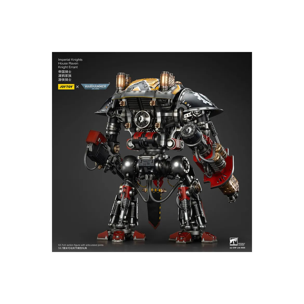 Joytoy - Imperial Knights - House Raven Knight Errant - Warhammer 40000