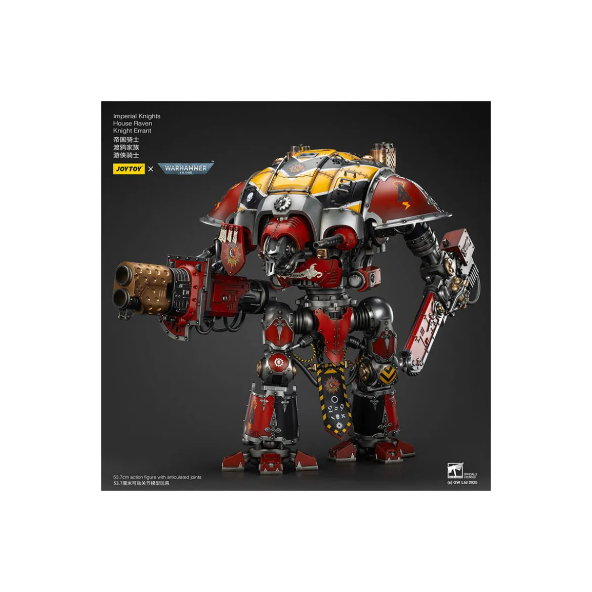 Joytoy - Imperial Knights - House Raven Knight Errant - Warhammer 40000