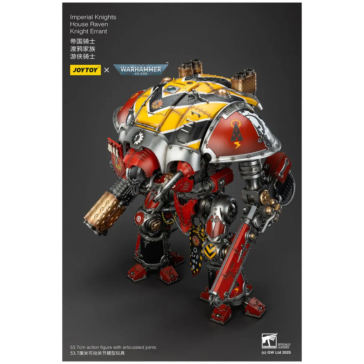 Joytoy - Imperial Knights - House Raven Knight Errant - Warhammer 40000