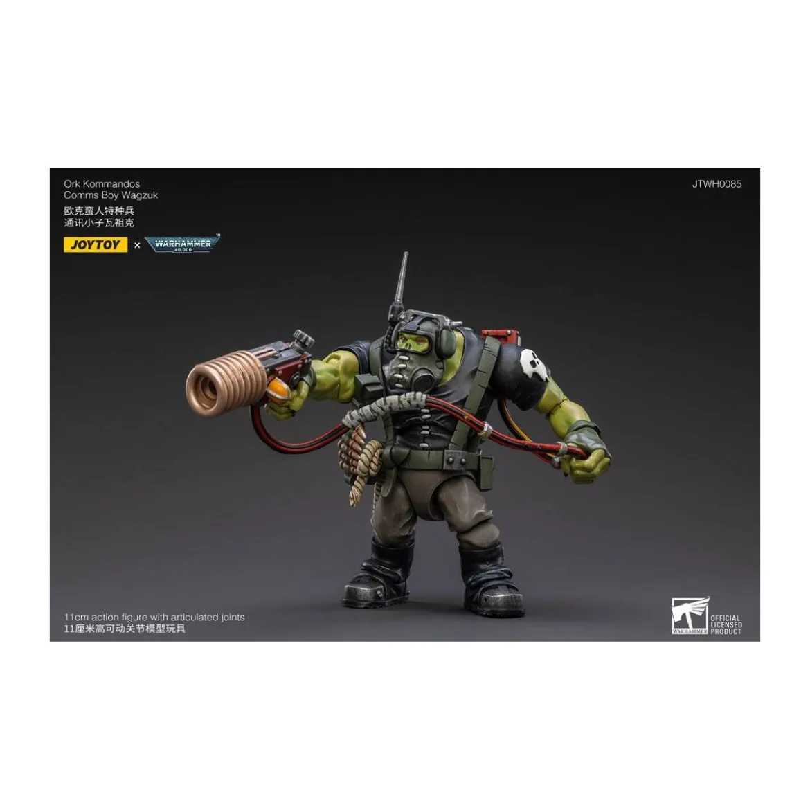 JoyToy Ork Kommandos - Comms Boy Wagzuk 1/18 - Warhammer 40K