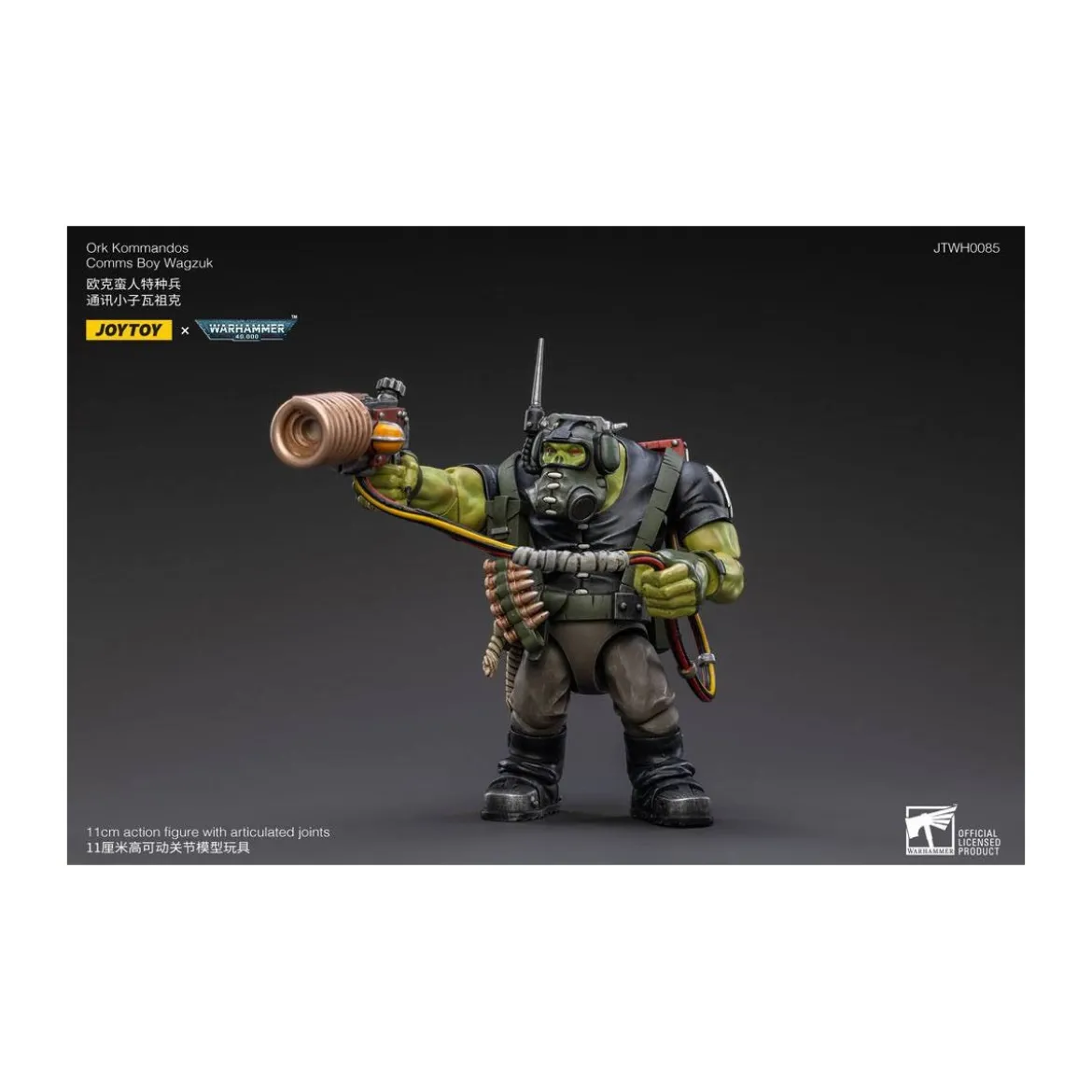 JoyToy Ork Kommandos - Comms Boy Wagzuk 1/18 - Warhammer 40K